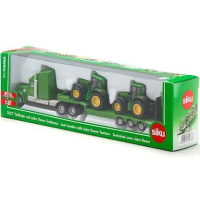 siku 1837, Dieplader met John Deere tractoren, 1:87